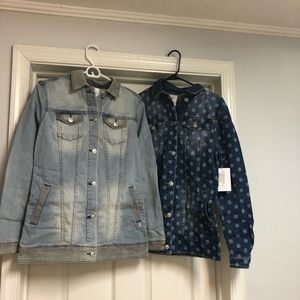 2 LuLaRoe Jaxon Jean jackets size small NWT